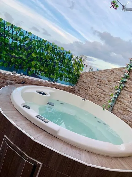 Romantic Studio W/Jacuzzi 15 Min Airport Santo Domingo Apartament